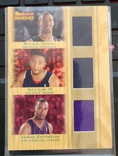 2007-08 Trademark Moves Triple Mike Conley Jr./Law/Crittenton Jersey 131/199