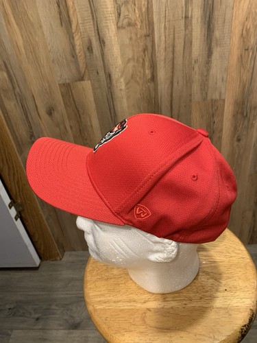 Gorra ajustada Flexfit grande/XL roja adulto NC State Wolfpack - Imagen 2 de 8