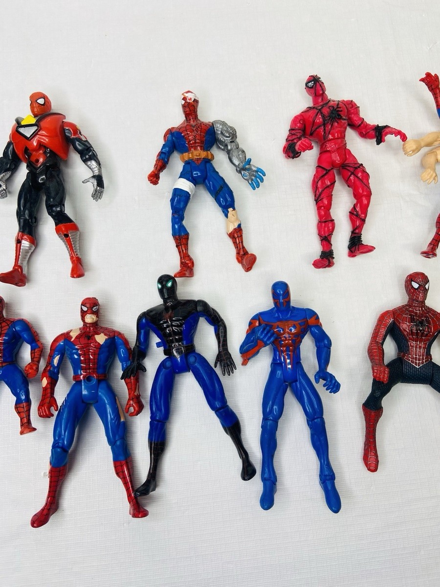 Lot Of 11 Vintage 90`S Spiderman Marvel Toy Biz Loose Figures | eBay