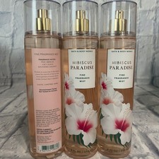 3 Bath  Body Works Hibiscus Paradise Fine Fragrance Mist 8 fl oz NEW