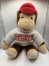 Curious George 12 Vintage 1984 Plush Monkey Eden Toys Stuffed Animal Vintage