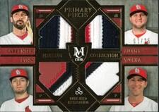 2016 Museum Collection Quad Gold #PPFQ-CALW Adams/Lynn/Carpenter/Wacha #/25