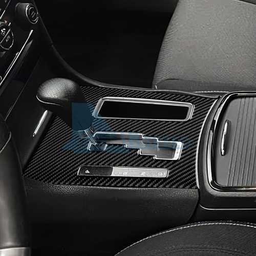 Gear Shift Panel Sticker Black Real Carbon Fiber Fit Chrysler 300 300C 2011-2014 - Bild 9 von 10