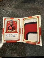 2024 NATIONAL TREASURES KYLE TEEL JUMBO PATCH AUTO BOOKLET 27/35 AUTOGRAPH