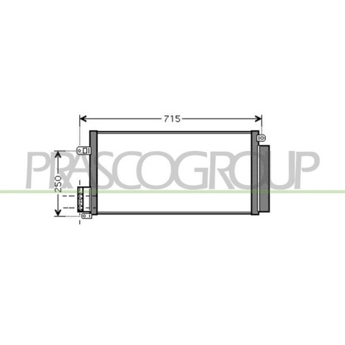 Condenseur climatisation Prasco FT137C001 radiateur de clim Fiat