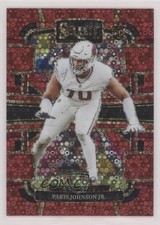 2023 Panini Select Concourse Red Disco Prizm 31/49 Paris Johnson Jr #3 bn5