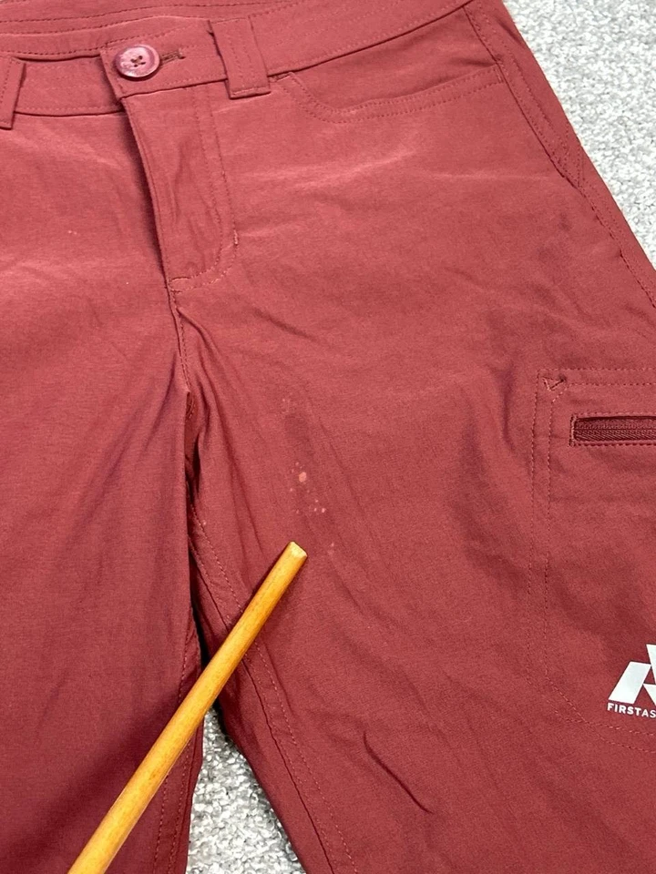 Calça Eddie Bauer First Ascent Guide Pro Feminina 0 Logotipo Vermelho Cintura Média Perna Reta - Imagem 2 de 4