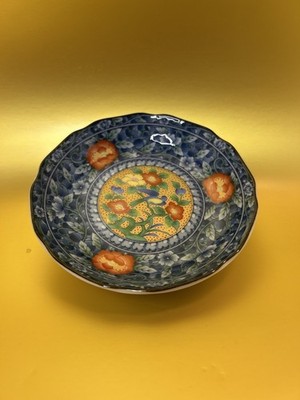 Vintage Arita Porcelain Bowl from the Juzan Family Kiln (Juzan Gama) in Japan.