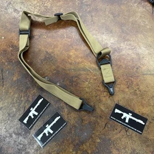 2 To 1 Point Tactical Quick Detach Sling- Tan / Fde