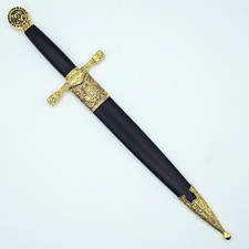 King Arthur Excalibur Medieval Fantasy Dagger Short Sword Stainless Approx 14"