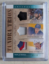 2014 Artifacts Tundra Trios Green 02/18 Triple Patch Kesler-McDonagh-Stephan