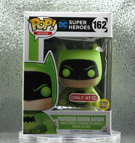 Funko POP! DC Superheroes Professor Radium Batman 162 (GiTD, Vaulted, Exclusive)