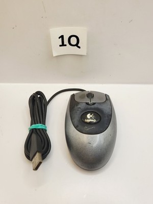 Logitech MX300 Optical Wheel Mouse Black / Silver USB Mouse M-BP82 Tested Rare!