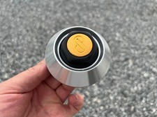 Enkei Custom Wheel Center Cap Machined Finish Gold Logo Cap-a54 A110
