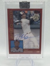 2019 Topps Clearly Authentic 1984 Design Red - Trey Mancini #TBA-TM Auto/50