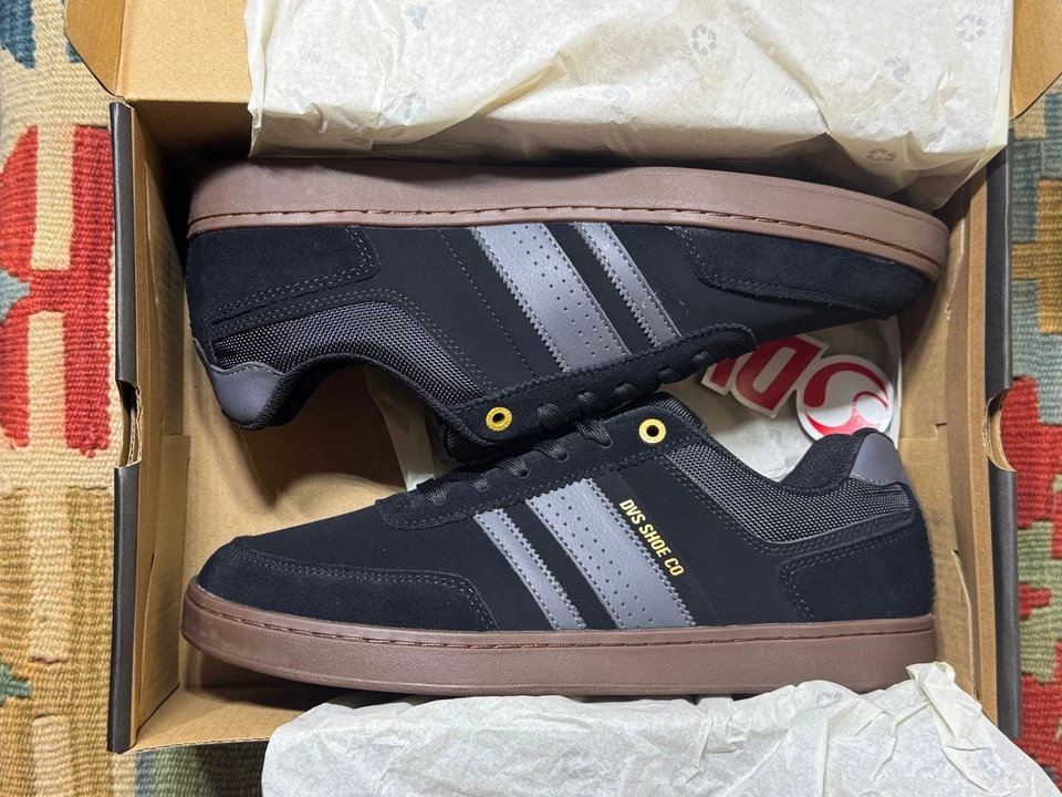 DVS Milan ST Men’s Size 10 Black Gum Skate Shoes Skateboarding - Image 3 of 4