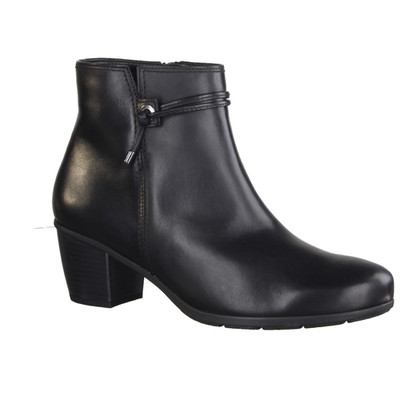 Gabor 55522-27 Stiefelette, Damen, Leder, Schwarz Wechselfußbett, Hovercraft