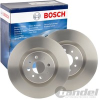 2X Bosch Bremsscheiben Ø305Mm Vorne Passend FÜR Alfa Romeo Mito