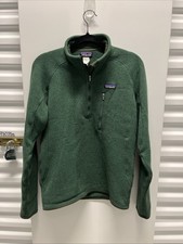 Patagonia Better Sweater - Men's Small Green Quarter Zip Long Sleeve Fleece