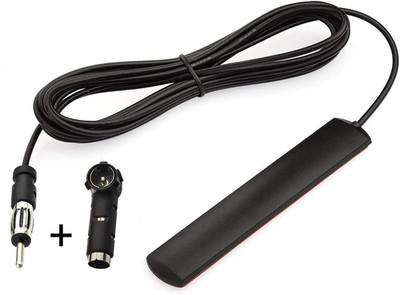 Eightwood Car Stereo FM Radio Antenna, Hidden Windshield Antenna, DIN Plug Ad...