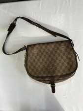 Borsa Messenger Vintage Piero Guidi Monogram Marrone Tracolla Sella Italia
