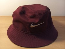 Nike Apex Swoosh Bucket Hat Maroon Unisex Adults Size M New