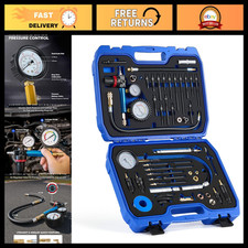 Blue Compression And Leakage Tester Kit For Petrol Diesel Engines - 51pc Set