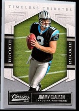 2010 Panini Classics Timeless Tributes Silver  Jimmy Clausen 156 035/100