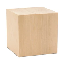 Wood Cubes 3 inch Unfinished, Small Blocks, Crafts & Décor | Woodpeckers