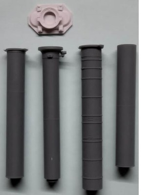 SP Designs 1/35 T-80U Snorkel Equipment in Place for Trumpeter #9525 T-80U kit