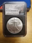 2026 SILVER EAGLE NGC MS70 ANNA CABRAL HAND SIGNED FIRST DAY OF ISSUE FDI BLACK