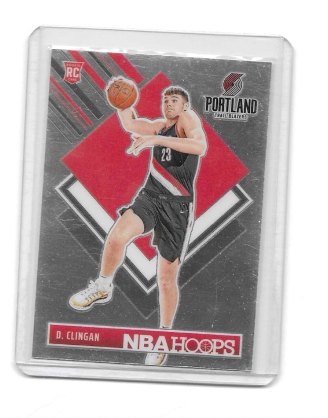 2024-25 Panini NBA Hoops Tribute 293 RC Donovan Clingan Opti-Chrome