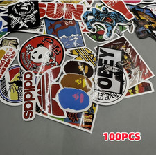100PCS Skateboard Stickers Bomb Vinyl Laptop Luggage Decals Dope Sticker Lot