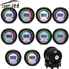 52mm Digital Car Gauge Water Temp Oil Temperature Turbo Boost Air Fuel Ratio 12V