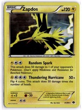 Pokemon TCG Zapdos 41/99 Next Destinies Holo Rare LP on eBay