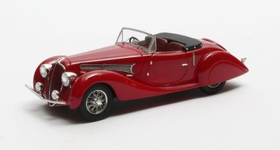 MATRIX SCALE MODELS - DELAHAYE 135MS GSR Figoni Falaschi red 1939 - 1/43 - ...