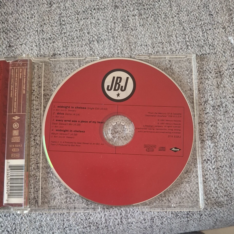 Midnight in Chelsea von Jon Bon Jovi ( Maxi 1997 ) - Bild 2 von 3
