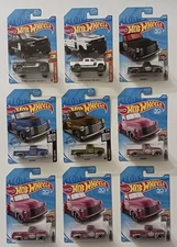 Lot of 9 2018-20 Hot Wheels Various Chevrolet Trucks 1952 & 2019