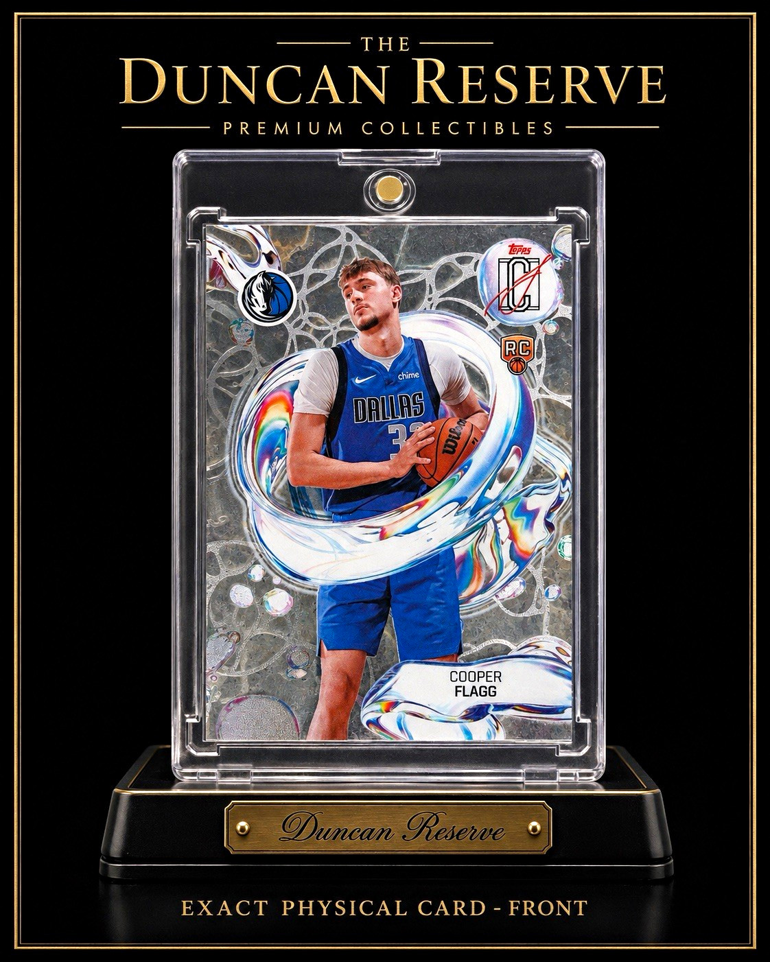2025-26 Topps Signature Class Cooper Flagg #FD-18 Fluidity RC Mavericks