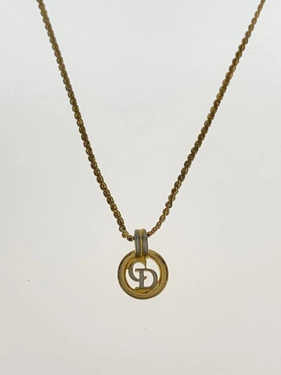 Collier Christian Dior motif mini CD    Femme