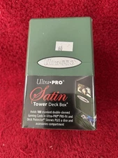 Ultra Pro - Satin Tower - Deck Box 100+ Hi-Gloss Emerald Green new sealed