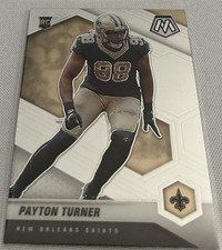 2021 Panini Mosaic Football Payton Turner New Orleans Saints Rookie #352
