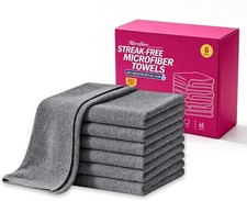 Mirrors  Car, Glass, 6 Pack Magic Microfiber Cleaning Cloths for Windows