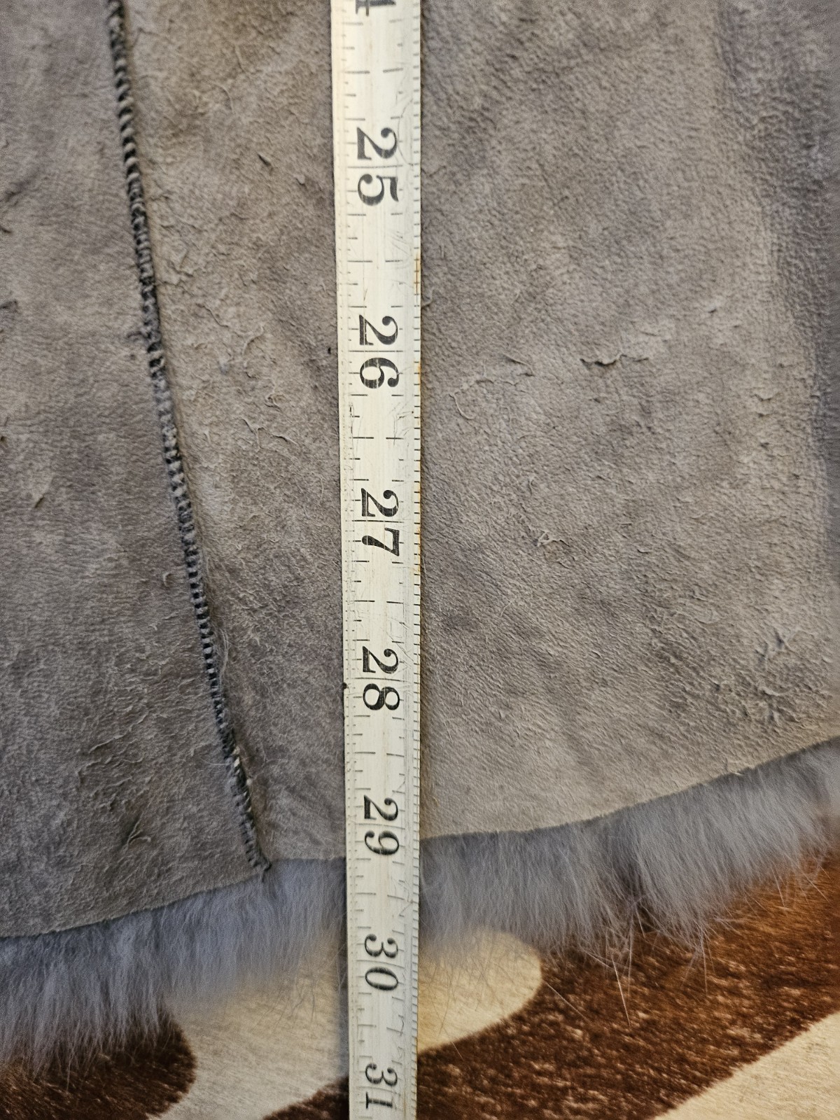 Vintage Rare Bebe Patchwork Leather Luxurious Rab… - image 8