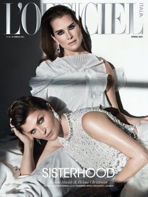 BROOKE SHIELDS Helena Christensen L'OFFICIEL ITALIA Magazine 2021 Brand New
