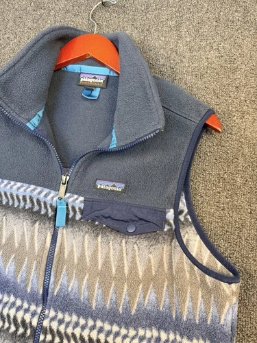 Patagonia Synchilla Snap T Vest Laughing Waters Smoldering Blue Men’s M video thumbnail