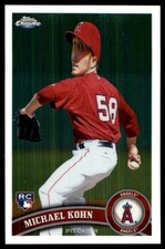 Michael Kohn 2011 Topps Chrome #208 Angels MLB READ FREE SHIPPING AutographDen