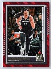 2025 Donruss WNBA Megan Gustafson Numb /399 Red #36 Aces (213)