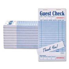 AmerCareRoyal GC36321 3.5 in. x 6.7 in. Guest Check Pad Ruled Back (2500/CT) New
