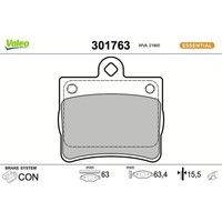 Valeo 301763 Bremsbelagsatz FüR Mercedes Benz C Klasse W202 Bremse